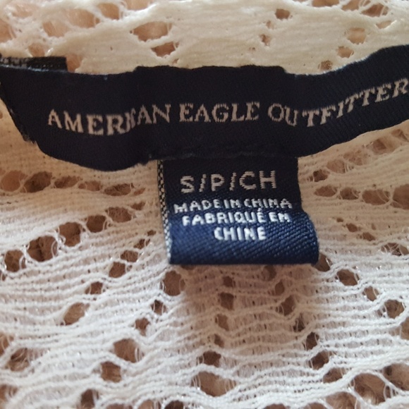 American Eagle lace short sleve shirt - Picture 3 of 3